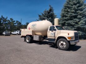 Our trucks deliver propane throughout Arizona.